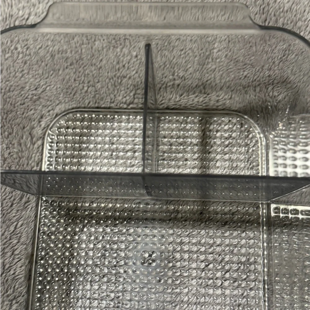 Clear Plastic Organizer with Dividers